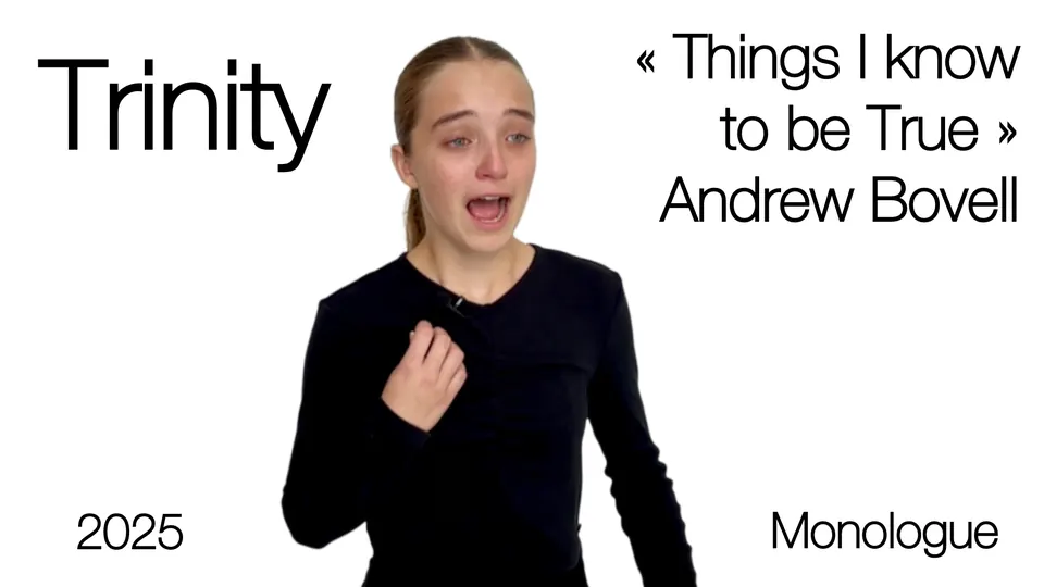 Trinity Acting - Grade 3 (2025)